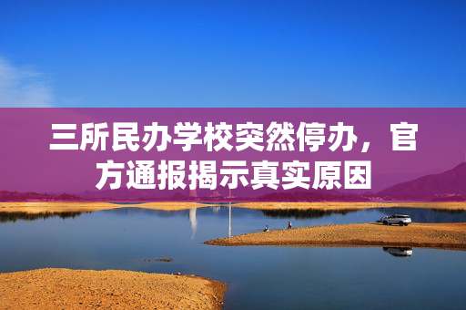 三所民办学校突然停办，官方通报揭示真实原因