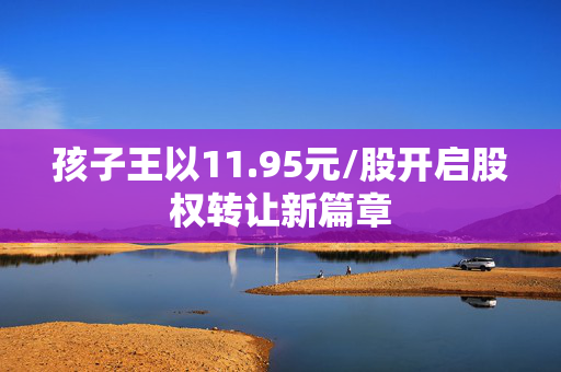孩子王以11.95元/股开启股权转让新篇章