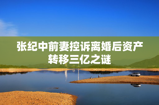 张纪中前妻控诉离婚后资产转移三亿之谜