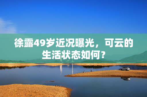 徐露49岁近况曝光，可云的生活状态如何？