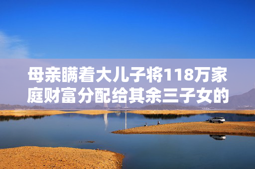 母亲瞒着大儿子将118万家庭财富分配给其余三子女的背后故事