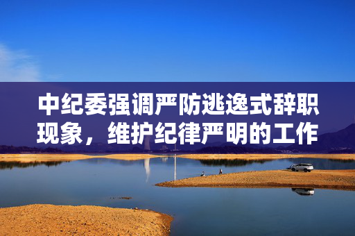 中纪委强调严防逃逸式辞职现象，维护纪律严明的工作环境