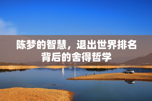 陈梦的智慧，退出世界排名背后的舍得哲学
