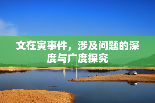 文在寅事件，涉及问题的深度与广度探究