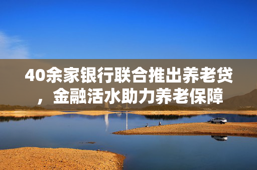 40余家银行联合推出养老贷，金融活水助力养老保障