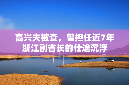 高兴夫被查，曾担任近7年浙江副省长的仕途沉浮