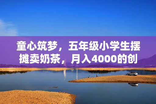 童心筑梦，五年级小学生摆摊卖奶茶，月入4000的创业故事