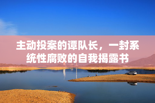 主动投案的谭队长，一封系统性腐败的自我揭露书
