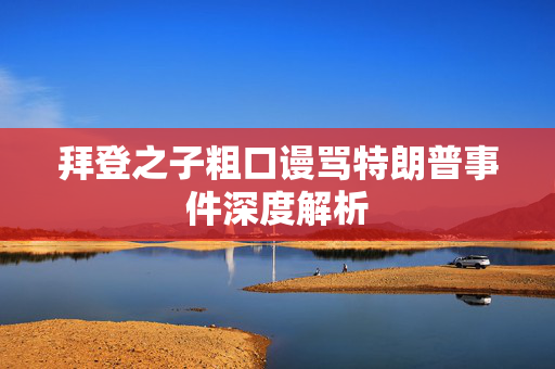 拜登之子粗口谩骂特朗普事件深度解析