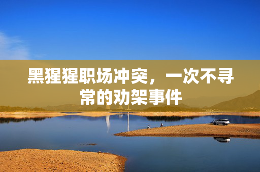 黑猩猩职场冲突，一次不寻常的劝架事件
