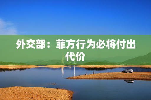 外交部：菲方行为必将付出代价