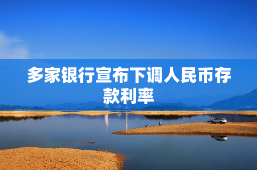 多家银行宣布下调人民币存款利率