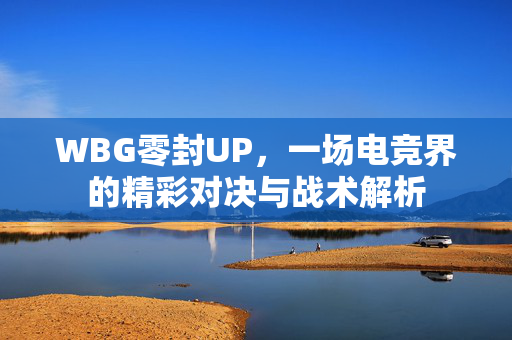 WBG零封UP，一场电竞界的精彩对决与战术解析