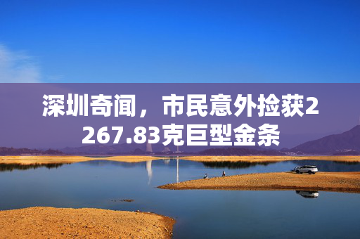 深圳奇闻，市民意外捡获2267.83克巨型金条