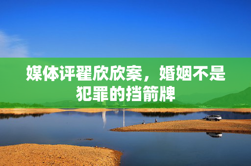媒体评翟欣欣案，婚姻不是犯罪的挡箭牌