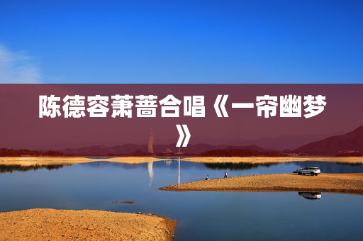 陈德容萧蔷合唱《一帘幽梦》