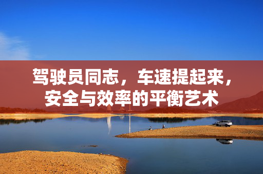 驾驶员同志，车速提起来，安全与效率的平衡艺术