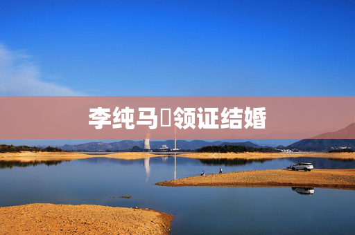 李纯马頔领证结婚