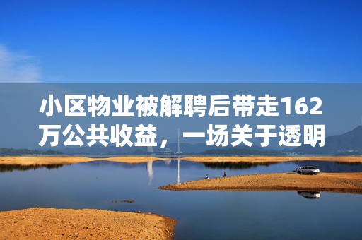 小区物业被解聘后带走162万公共收益，一场关于透明度与责任的深刻反思